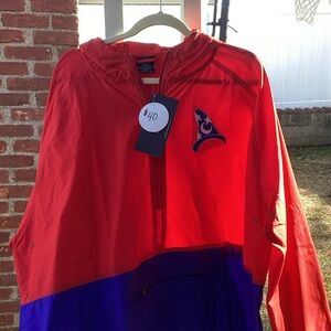 Charles River Apparel Red and Blue Lightweight Jacket